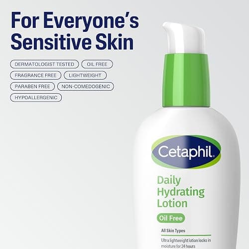 Cetaphil Daily Hydrating Lotion for Face, With Hyaluronic Acid, 3 fl oz, Lasting 24 Hour Hydration, for Combination Skin, No Added Fragrance, Non-Comedogenic thumbnail 6