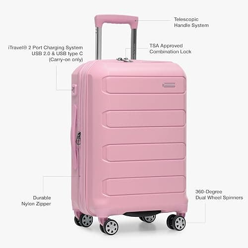 Traveler's Choice Pagosa Luggage Set thumbnail 8
