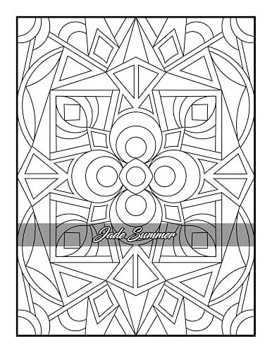 100 Amazing Patterns: An Adult Coloring Book with Fun, Easy, and Relaxing Coloring Pages thumbnail 85