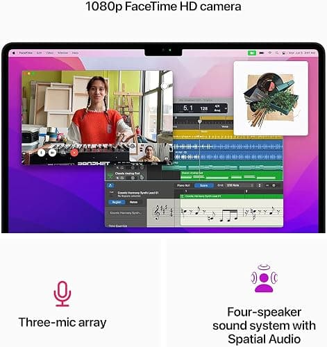 Apple 2022 MacBook Air Laptop with M2 chip (13.6-inch, 8GB RAM, 256GB SSD Storage) Starlight (Renewed) thumbnail 5