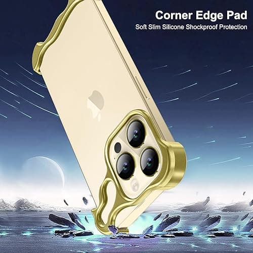 aidvaia Phone Case Compatible with iPhone 15 Pro Max Compatible with Lens Camera Protection, Frameless Minimalist Design, Extremely Highlighting Personality thumbnail 6