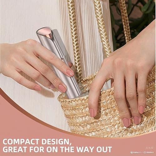 Facial Hair Removal for Women, Electric Rechargeable Painless Hair Remover for Face, Upper Lips, Chin, Peach Fuzz, with LED Light thumbnail 5