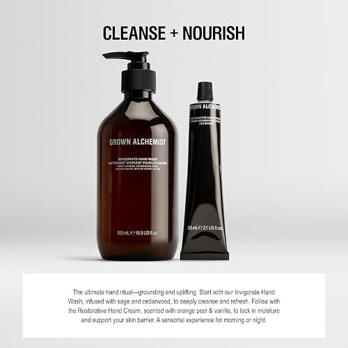 Grown Alchemist Restorative Hand Cream. Vanilla and Orange Peel. Non-Greasy Moisturizer to Nourish and Soften Hands (65ml). thumbnail 6