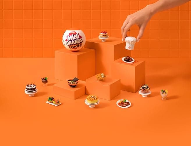 Mini Brands Create by ZURU, Real Miniature MasterChef Series Creations Collectible Toy, 1 Capsule of Mystery Food Items and Accessories, for Kids, Teens, and Adults thumbnail 2