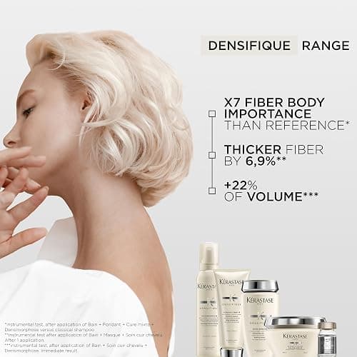 Kerastase Densifique Densité Shampoo – For Thinning Hair | Thickening and strengthening, removes build-up, hydrates, adds shine, hyaluronic acid, ceramides thumbnail 7