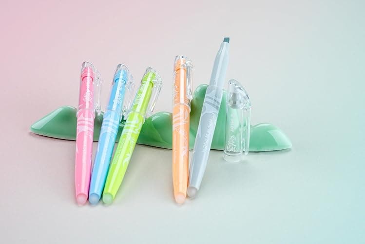 Pilot FriXion Light Pastel Erasable Highlighters, Chisel Tip, Pack of 14, Assorted Colors - Ideal for School, Journaling, and Office Use thumbnail 5