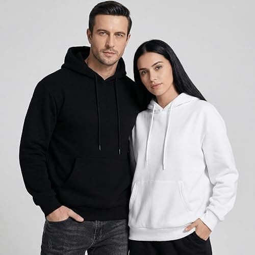 JMIERR Mens Casual Cotton Hooded Collar Drawstring Hoodies Pullover Sweatshirts Casual Long Sleeve Shirts thumbnail 5