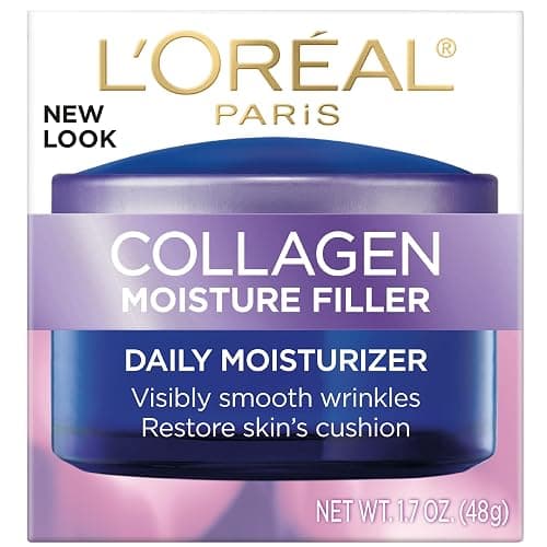L’Oreal Paris Collagen Daily Face Moisturizer, Anti Aging Face Cream to Reduce Wrinkles and Provide Intense Hydration, 1.7 oz thumbnail 2