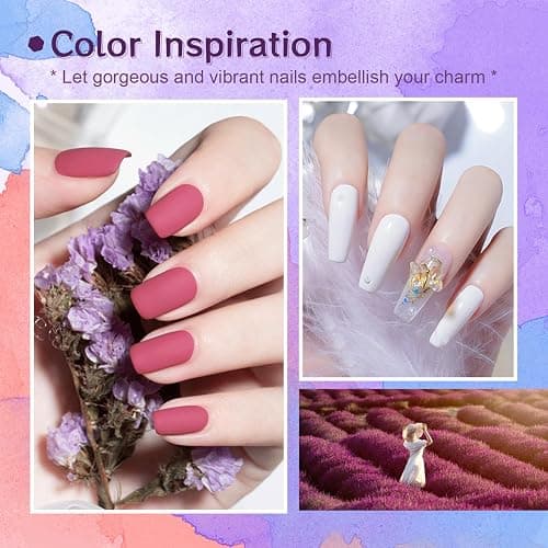 JODSONE 36 Pieces Gel Nail Polish Set U V Light Nail Drill Beginner Set Glossy Surface Easy To Apply Matte Texture All-In-One Manicure Kit thumbnail 6