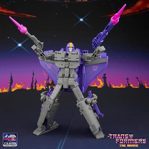 Transformers Studio Series The The Movie Astrotrain, Leader Class 6.75-Inch Converting Action Figure, Robot Toys for Ages 8+ thumbnail 6