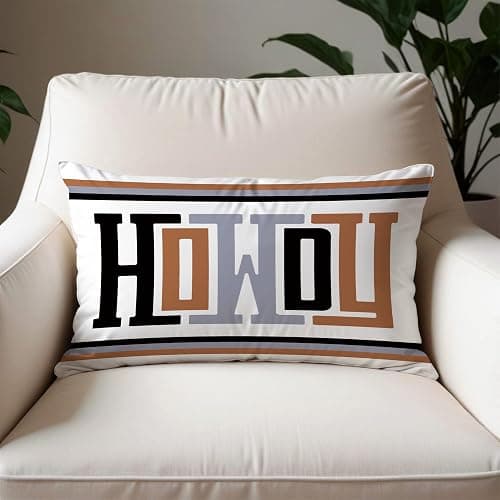 Fuasei Western Aztec Pillow Covers 12x20, Modern Western Aztec Home Decor, Black White Brown Rustic Southwest Farmhouse Decorative Throw Pillow Covers for Sofa Bed Bedroom Living Room Home Decor thumbnail 6