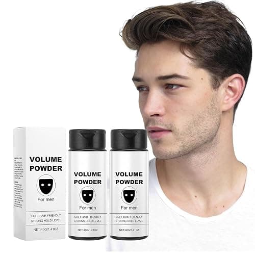 Texture Volume Powder for Men, Easy to Apply Instantly Adds Texture & Volume, All Natural Ingredients, Strong Hold, Hair Powder for Men 40g (2PC) thumbnail 2