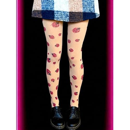 RICHTRUE Whimsy Twee Funky Patterned Tights Women Teen Girls Emo Goth Cool 2000s Fun Printed Tights Y2k Grunge Alt Clothes thumbnail 5