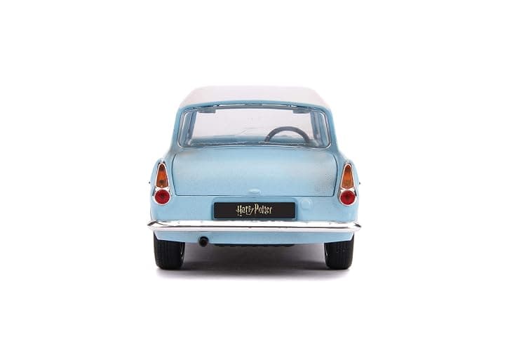 Jada Toys Harry Potter & 1959 Ford Anglia DIE-CAST Car, 1: 24 Scale Vehicle & 2.75" Collectible Metal Figurine, Rusty Blue thumbnail 8