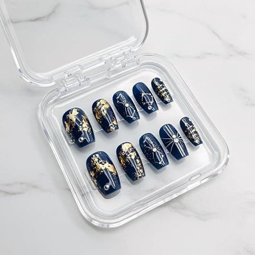 12 Pcs Press on Nail Storage Box with 60 Pcs Double Sided Adhesive Tapes, Nail Packaging Boxes Fake Nail Display Case Crystal Clear Nail Storage Box with Gift Box for Nail Art Business Nail Salon thumbnail 6