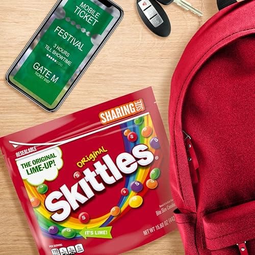 SKITTLES Original Chewy Summer Candy Sharing Size, 15.6oz thumbnail 6