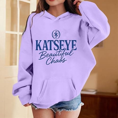 KATSEYE Hoodies for Kids Katseye Merch Sweatshirts Fashion Music Album Graphic Long Sleeve Concert Streetwear for 3-14 Years thumbnail 3