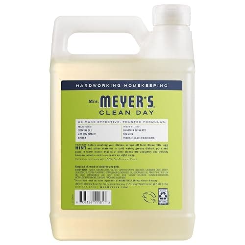 Mrs. Meyer's Clean Day, Liquid Dish Soap Refill, Lemon Verbena, 48 Fl Oz thumbnail 2