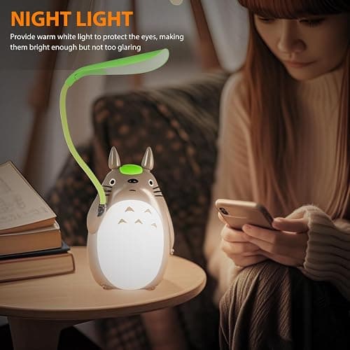 Totoro Lamp, Totoro Merchandise, My Neighbor Totoro Merchandise, Studio Ghibli Decor, Studio Ghibli Gifts thumbnail 4