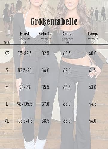 Navneet Women Wrap Top Ballet Long Sleeve Workout Crop Tops V Neck Yoga Going Out Pilates Y2K Fall Outfit thumbnail 7