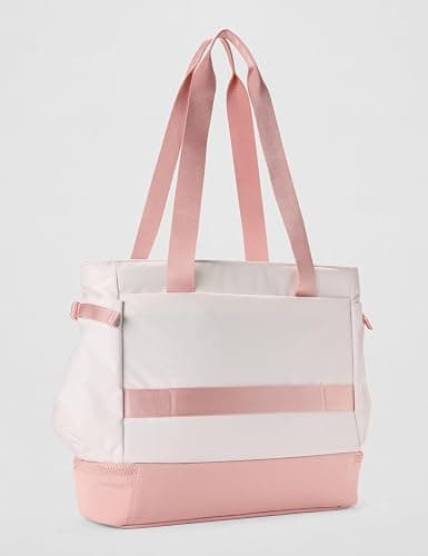 STANLEY Vitalize Tote| Gym, Work & Travel Bag with Laptop Sleeve | Expandable Bottom Compartment | Tumbler & Water Bottle Pockets | Durable Recycled Fabric | Rose Quartz thumbnail 4