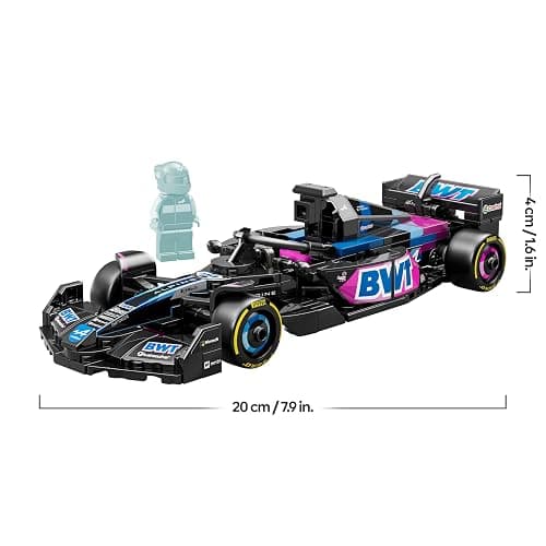 LEGO Speed Champions BWT Alpine F1 Team A524 Rennauto - Spielzeug mit Formel 1 Minifigur zum Sammeln - Geschenk für Jungen & Mädchen ab 10 Jahren und Erwachsene Motorsport Fans 77248 thumbnail 3