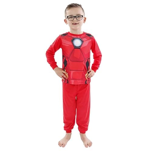 Marvel Pajamas | Hulk and Iron Man Boys' Pajama Sets | Avengers Pjs for Kids | 2 Pack Long Sleeve Pj Set thumbnail 3
