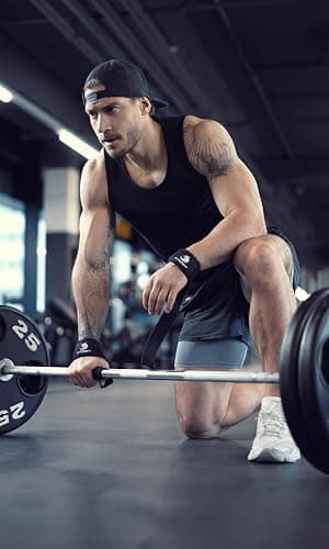 Fitgriff® Zughilfen (gepolstert) für Krafttraining, Bodybuilding, Fitness - Kreuzheben Gurte - Lifting Straps - für Frauen und Männer thumbnail 4