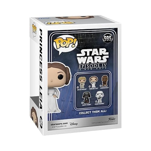 Funko Pop Star Wars: Star Wars New Classics - Princess Leia - Collectable Vinyl Figure - Gift Idea - Official Merchandise - Toys for Kids & Adults - Sci-Fi Fans - Model Figure for Collectors thumbnail 4