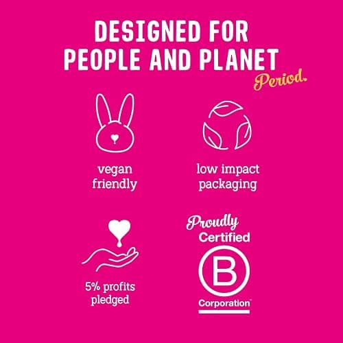 Flo - Day Menstrual Pads (16 Pack), Regular Flow | Organic Bamboo Period Pads, Leak Locking, Winged, Ultra-Thin, Absorbent, Soft & Breathable, Plant Based, Vegan, Cruelty Free thumbnail 5