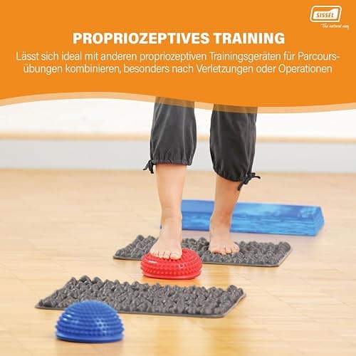SISSEL Spiky Dome 2er Set | Balance Kissen | Balance Pad für Koordination | Sitzkissen für Training & Therapie | Zur Anwendung einer Fußmassage & Fitness | Belastbar bis 80 kg | Gleichgewichtstrainer thumbnail 7