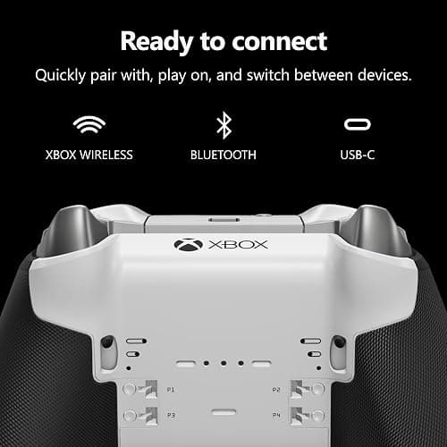 Xbox Wireless Gaming Controller | Elite Series 2 Core | Robot White | Consoles, PCs, TVs, mobile, and more | Adjustable Thumbsticks | Trigger Locks thumbnail 5