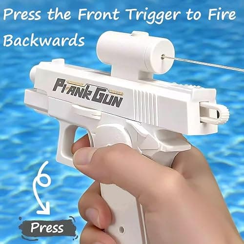 Prank Water Gun, Prank Two-Way Water Gun, Prank Squirt Gun, Creative Pranks Battle Toy Waters Guns Fight, Hilarious Novelty Toy for Parties & Summer Fun (Blue) thumbnail 2