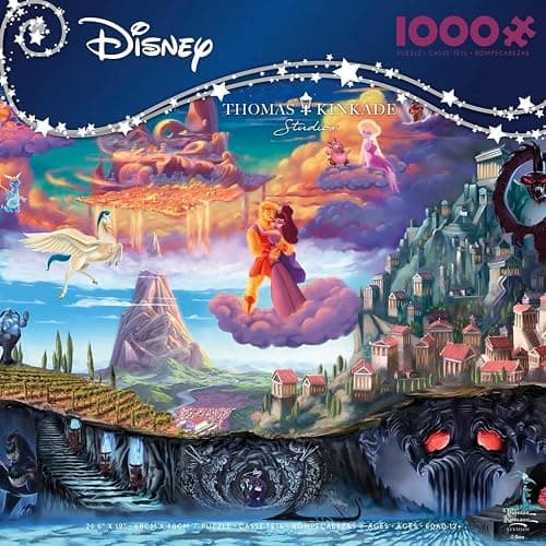 Ceaco - Thomas Kinkade - Disney - Hercules -1000 Piece Jigsaw Puzzle thumbnail 2