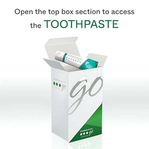 Opalescence GO 15 Whitening Bundle - (7 Treatments) Hydrogen Peroxide Prefilled Teeth Whitening Trays and Travel Sensitive Whitening Toothpaste 1 Oz - Mint Flavor- Includes a Toothbrush - 6288-1T thumbnail 5