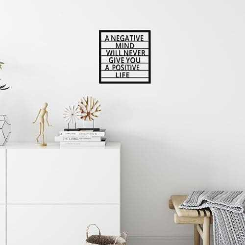 Metal Wall Sign with Empowering Message for Teen Boys Room | Industrial Style Motivational Decor | Powder-Coated Iron | Lightweight with Pre Drilled Holes Rust Resistant Iron thumbnail 2