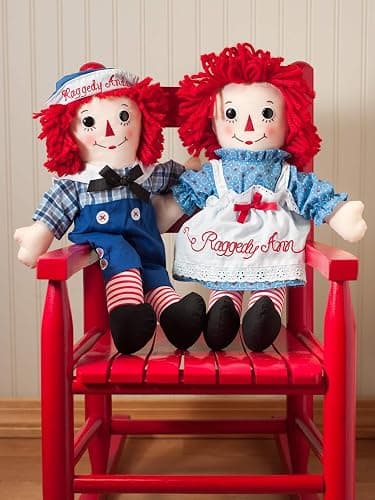Aurora Bundle of 2 Dolls - 12'' Raggedy Ann & Raggedy Andy thumbnail 2