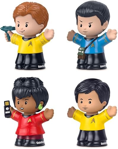 Little People Collector Star Trek TV Series Special Edition Set for Adults & Fans, 4 Figures in Display Package thumbnail 4