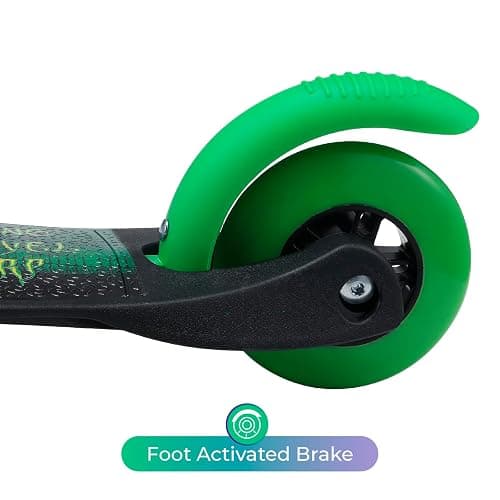 Self Balancing Kick Scooter with Light Up Wheels, Extra Wide Deck, 3 Wheel Platform, Foot Activated Brake, 75 lbs Limit, Kids & Toddlers Girls or Boys, for Ages 3 and Up thumbnail 8
