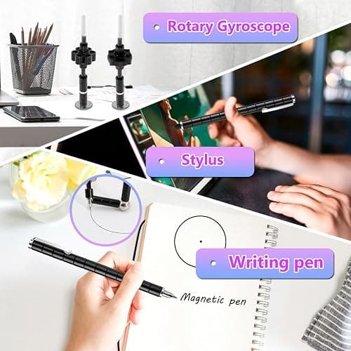 Gifts for Men Fidget Pen - Christmas Stocking Stuffers for Teen Ages 15+, White Elephant Gifts for Adults, Anniversary Birthday Gift for Him, Cool Gadget for Men Best for Stress Relief and Kill Time thumbnail 5