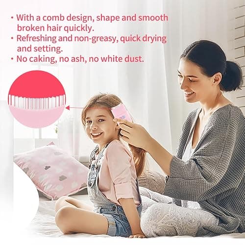 SEVICH Hair Gel For Kids With Comb, Toddler Hair Wax Stick For Girls - Quick Fix For Flyaways & Stray Ends - Frizz Control Finishing Stick - Gentle & Easy To Use 2.7fl oz/80ml thumbnail 6