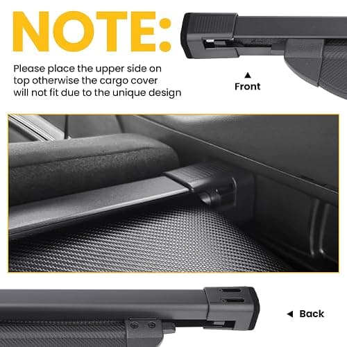 Drytuns Cargo Cover and Trunk Net for Hyundai Tucson 2022-2026 | Retractable Trunk Cover Privacy Shade for 22-26 Hyundai Tucson, Carbon Fiber Leather + Net thumbnail 8