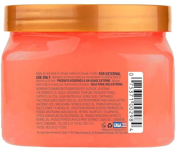 Tree Hut Peach Sorbet Shea Sugar Scrub, Exfoliating, Hydrating & Moisturizing Body Scrub with Shea Butter & Nourishing Essential Oils, Smooth & Soften Skin, 18 oz thumbnail 7