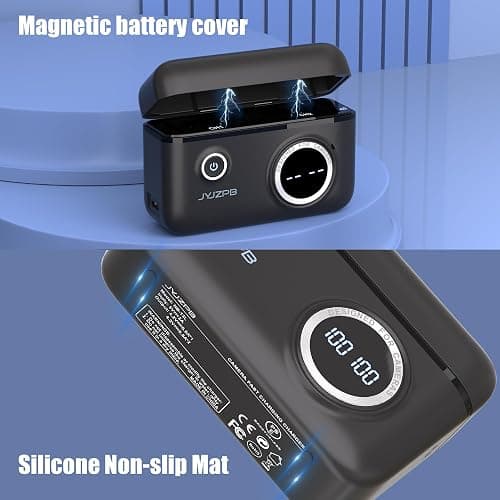 JYJZPB Upgraded Battery Fast Charger Case for Canon NB-13L Battery, with Two Pack NB-13L Batteries Fit for Canon PowerShot G7 X, G7 X Mark II, SX720 HS, SX730 HS, SX740 HS Cameras thumbnail 6