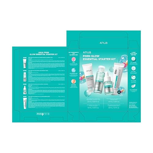 Anua Salmon DNA PDRN Glow Essential Starter Kit | Hyaluronic Acid Skincare Set, Glass Skin Routine with Firming & Hydrating Cleanser, Toner, Serum & Cream, Korean Skincare thumbnail 7