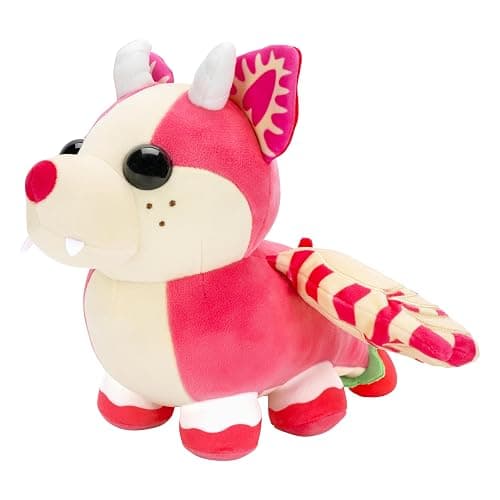 Adopt Me! Collector Plush Strawberry Shortcake Bat Dragon - Series 5 - Legendary - Exclusive Virtual Item Code Included - Toys for Kids Featuring Your Favorite Pet, Ages 6+ - Image 1