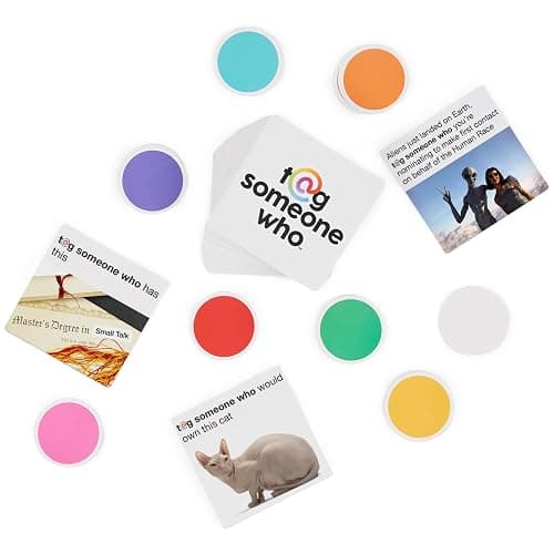 Spin Master Games, Tag Someone Who, The Viral Hit Adult Card Game, Bachelorette Party Activity, Meme Party Game, 3-8 Players, for Ages 18 & Up thumbnail 5