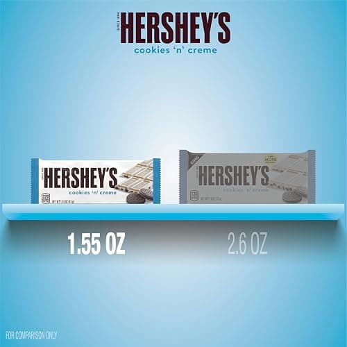 HERSHEY'S Cookies 'n' Creme Candy Bars, 1.55 oz (36 Count) thumbnail 6
