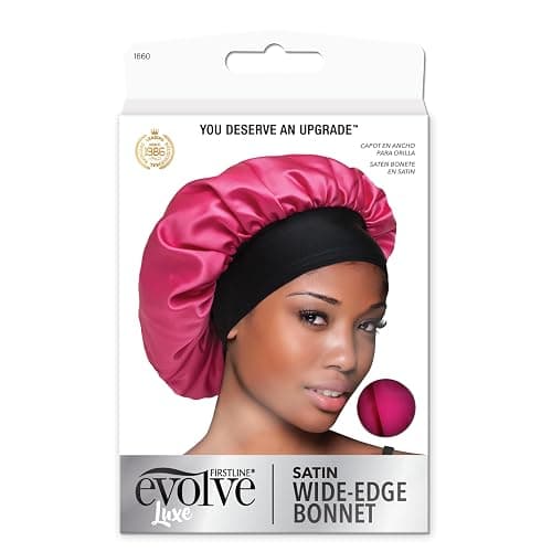 Firstline Firstline evolve fuchsia satin wide edge bonnet, Pink - Image 1