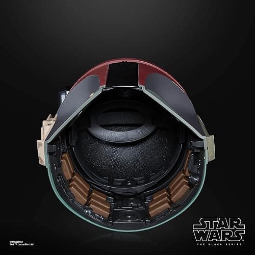 STAR WARS The Black Series Boba Fett (Re-Armored) Premium Electronic Helmet, The Mandalorian Roleplay Collectible for Kids Ages 14 and Up thumbnail 5